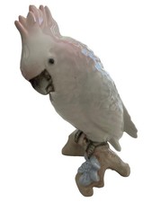 ROYAL DUX BOHEMIA Porzellan Papagei Dekofigur Vintage Mehrfarbig