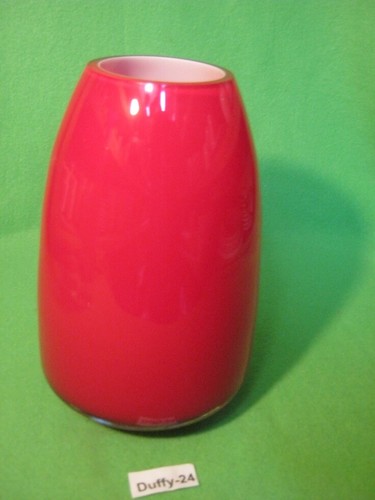 Glas vase tac red - vase, cm