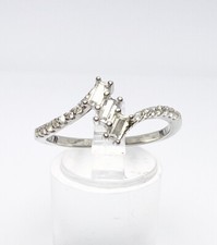 Atemberaubender Trio Ring Echt