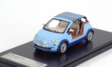 PREMIUMX 1:43 Fiat 500 Tender Two Castagna Milano 2008 hellblau