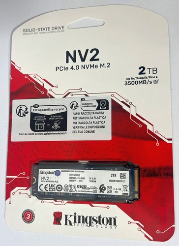 Kingston nv2 2tb ssd pcie - kingston,