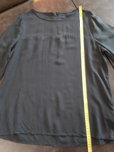 Graues schlichtes blusenshirt - graues,