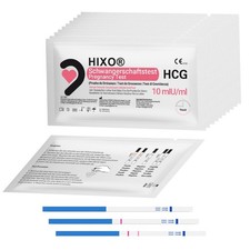 20x Schwangerschaftstest HIXO Baby 10 miu/ml Teststreifen Urintest hCG-Test Früh