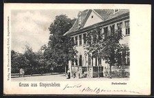 Gispersleben, Gasthaus Parkschenke, Ansichtskarte 1904 