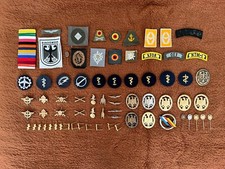 BUNDESWEHR SAMMLUNG ABZEICHEN/ AUFLAGEN/ GATTUNGSABZEICHEN AUS ANFANGSZEIT
