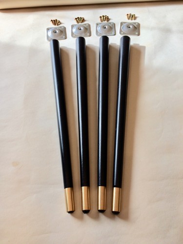 Set schwarze konische - set,