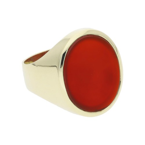 Siegelring 585 gold mit - siegelring,