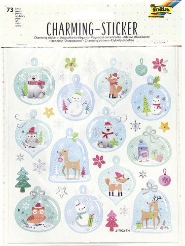 Folia weihnachts sticker - folia, weihnachts-sticker