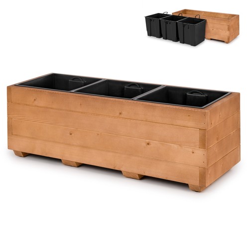 Blumentopf holz pflanzkübel - holz,