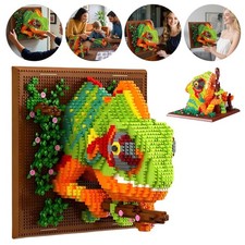 Chamäleon Tier Baustein Set