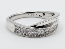 Ewigkeitsring 9 kt Weißgold