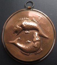 Kupferform Backform Fische