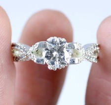 Weiß Diamant Solitaire 1.15