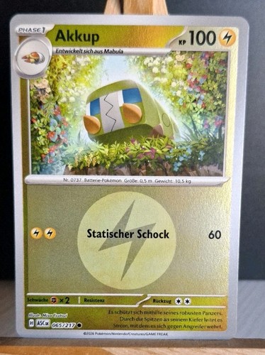 Akkup energie reverse holo - energie, |
