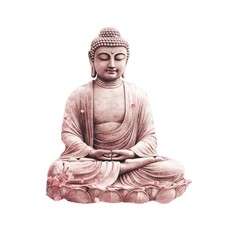 4x Sticker Buddha Car Sticker