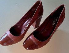 Lauren Ralph Fallon 7.5B Damen Pumps Braun Leder