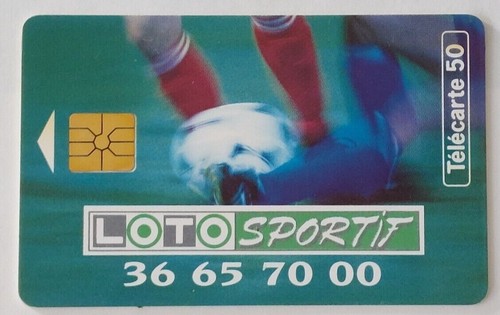 Loto sportif telecarte - telecarte, 50