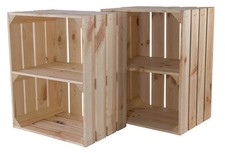 Obstkisten mit Zwischenbrett