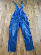 Latzhose G-Star Raw Jeans Jeanslatzhose Arbeitshose Dungarees Blau Träger XS