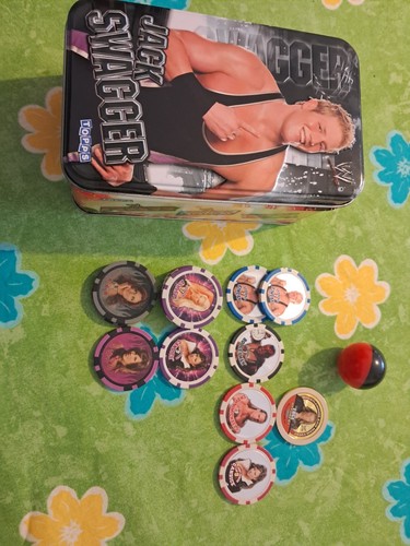 Topps wwe wrestling chips - topps,