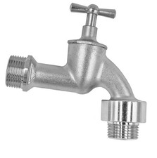 Auslaufventil aus Messing matt