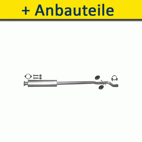 Mitteltopf auspuff für volvo - mitteltopf, auspuff+