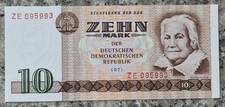 Deutschland /DDR 10 Mark 1971 Banknote,Kassenfrisch !
