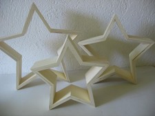 3 Holzsterne in 3 Größen Karin Jittenmeier (1)