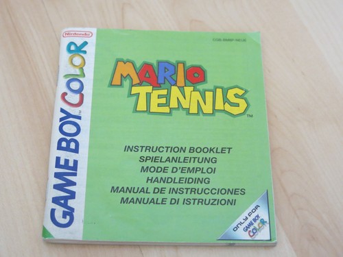 Mario tennis spielanleitung - tennis,
