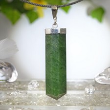 Nephrit Jade Anhänger Silber