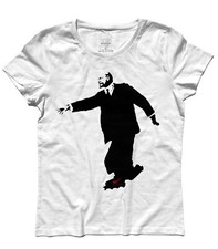 T-Shirt Lenin Sui Schuhe Rollerblade Schlittschuhe Straße Städtisch Art.