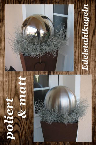 Edelstahlkugel gartenkugel - edelstahlkugel,