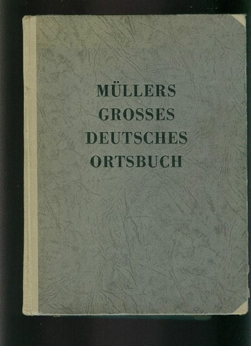 Müllers grosses deutsches - grosses,