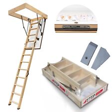 4Step Bodentreppe Gedämmt GREENLINE Dachbodentreppe 120x70 cm 35mm 1,2W/M2k