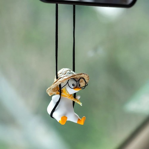 Car pendant cute swing duck - pendant,