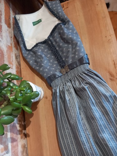 Country line dirndl blau - dirndl, midi