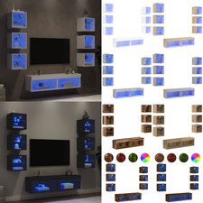 LED TV Schrank hängend Lowboard Fernsehtisch Hochglanz Unterschrank Sideboard