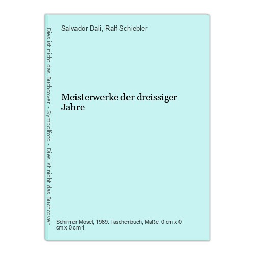 Meisterwerke der dreissiger