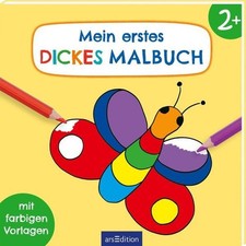 Mein erstes dickes Malbuch ab 2: Mit farbigen Vorlagen | Erstes Ausmal 1396496-2