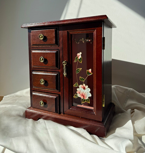 Vintage schmuckschatulle aus - schmuckschatulle,