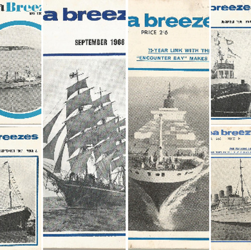 Vintage magazine sea breezes - vintage,