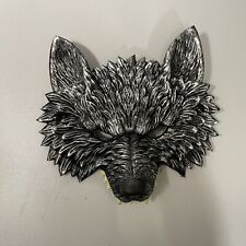 Wolfsmaske kinnlos Halloween Karneval Fasching Party Werwolf