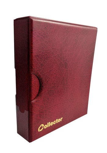 Rotes sammler münzalbum - rotes,