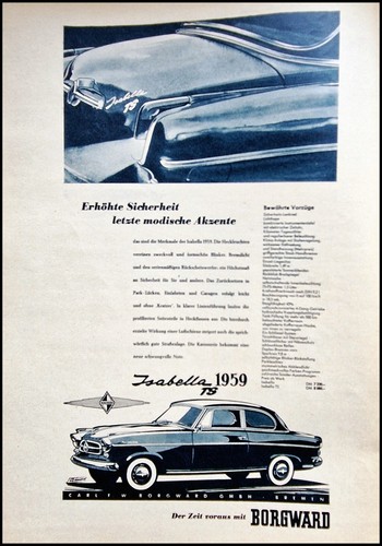 Borgward isabella - borgward, ts