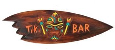 Surfboard Tiki Bar Tribal 60cm