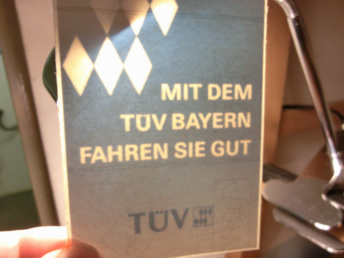 Aufkleber sticker tüv - +,