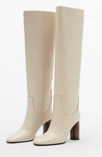 MASSIMO DUTTI, Stiefel, beige