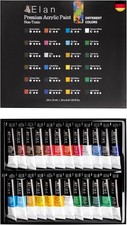 Elan Acrylfarben Set, 24x 12ml