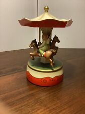 RAR🤩 Goebel Porzellan Spieldose 🤩 Karussell 🎠 mit Engeln🤩Top🤩RAR