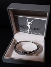 Yves Saint Laurent Vintage Armreif  Silber Ungetragen